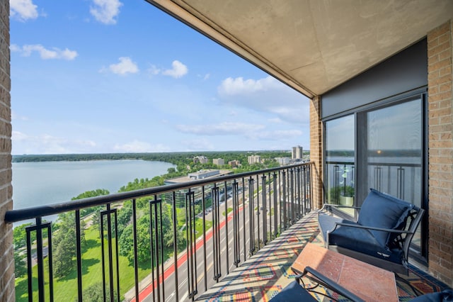 2950 Dean Pkwy Unit 2005, Minneapolis, MN 55416 - balcony with a water view