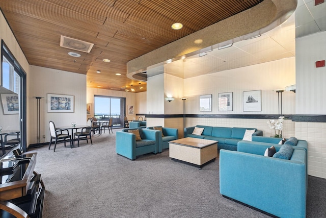 2950 Dean Pkwy Unit 2005, Minneapolis, MN 55416 - community lobby featuring wood ceiling, wainscoting, and recessed lighting