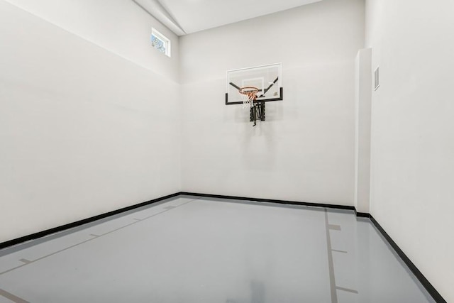 view of basketball court