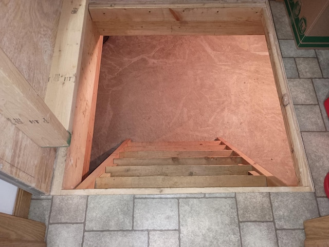 view of stairs