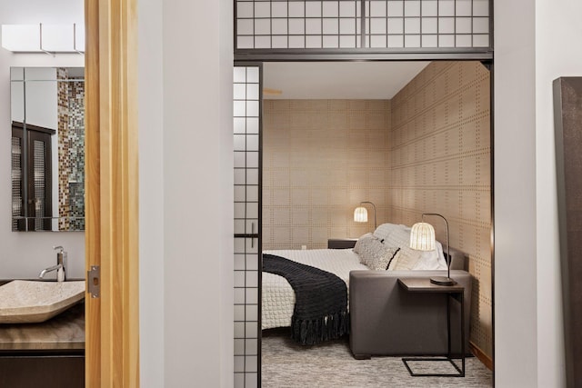 bathroom with a sink