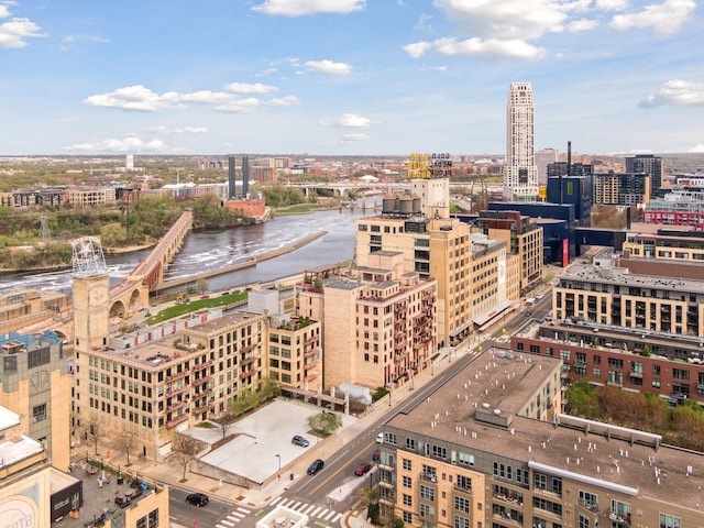 city view featuring a notable bridge and a large body of water