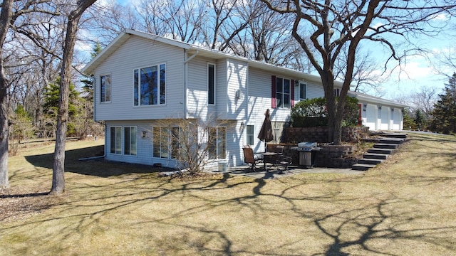 26837 Lake Ethel Rd, Girard Twp, MN 56515 - view of front of house with a patio