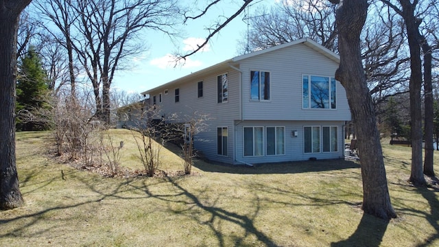 26837 Lake Ethel Rd, Girard Twp, MN 56515 - back of property featuring a lawn