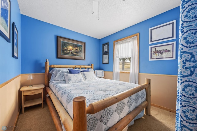 15924 Blackhawk Rd, Lake Park, MN 56554 - carpeted bedroom with a textured ceiling and baseboards