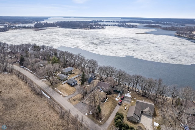 15924 Blackhawk Rd, Lake Park, MN 56554 - aerial view of property and surrounding area with a large body of water