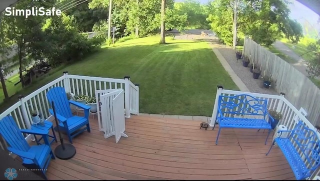 15924 Blackhawk Rd, Lake Park, MN 56554 - view of wooden terrace