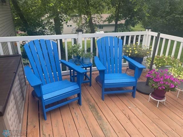 15924 Blackhawk Rd, Lake Park, MN 56554 - view of wooden deck