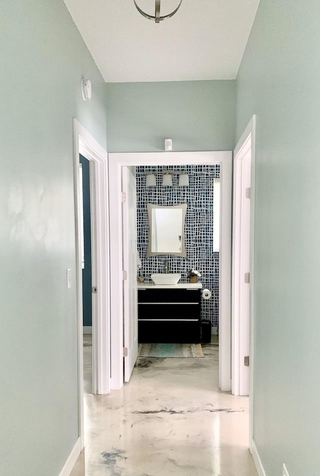 4405 17th Ave NW, Sauk Rapids, MN 56379 - hall featuring baseboards