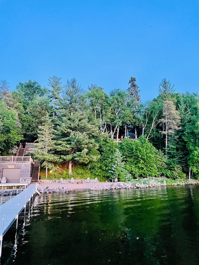 8434 Big Whitefish Narrows, Pine River, MN 56474 - dock area featuring a water view
