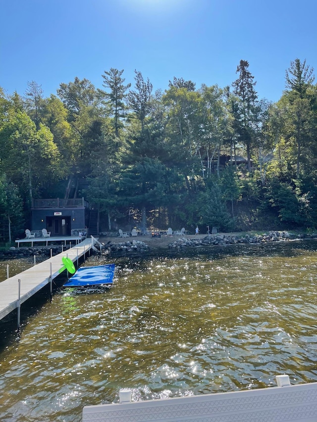 8434 Big Whitefish Narrows, Pine River, MN 56474 - view of dock featuring a water view