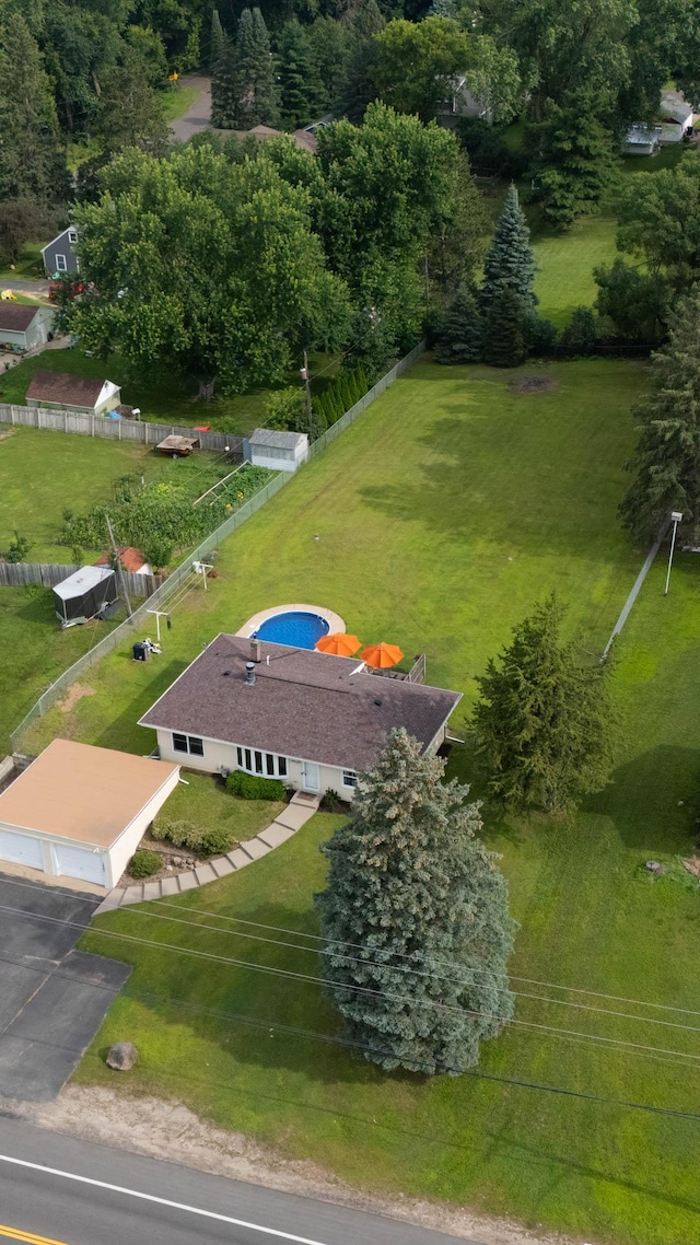 1883 County Road C E, Maplewood, MN 55109 - view from above of property