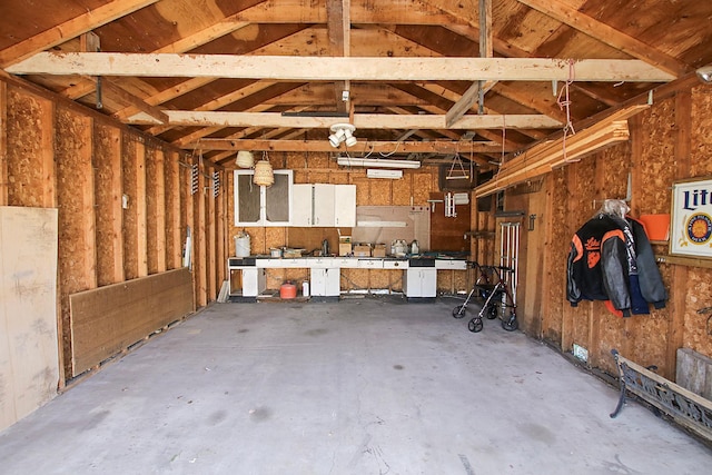 storage area featuring a garage