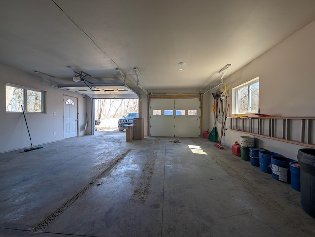 36861 477th Ave, Otto Twp, MN 56567 - garage featuring a garage door opener