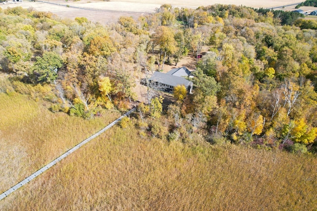 36861 477th Ave, Otto Twp, MN 56567 - view from above of property with a forest