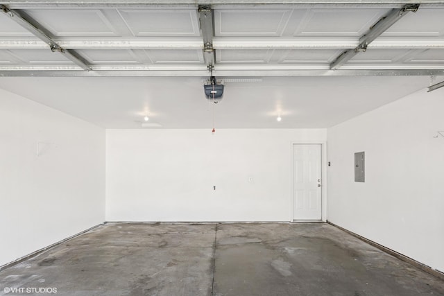 128 Oakmont Ln, Red Wing, MN 55066 - garage featuring a garage door opener and electric panel