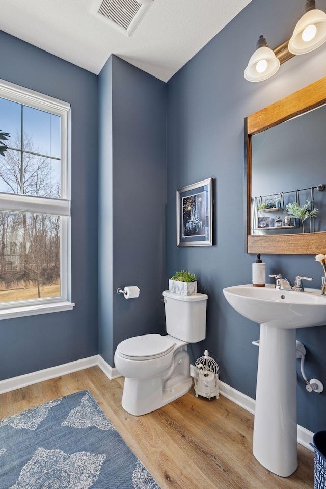 6921 Huckleberry Dr, Minnetrista, MN 55331 - half bathroom with wood finished floors