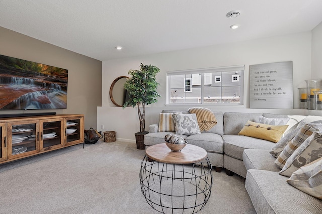 6921 Huckleberry Dr, Minnetrista, MN 55331 - carpeted living room featuring recessed lighting
