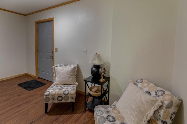 33507 Old 371, Pequot Lakes, MN 56472 - living area with wood finished floors and ornamental molding