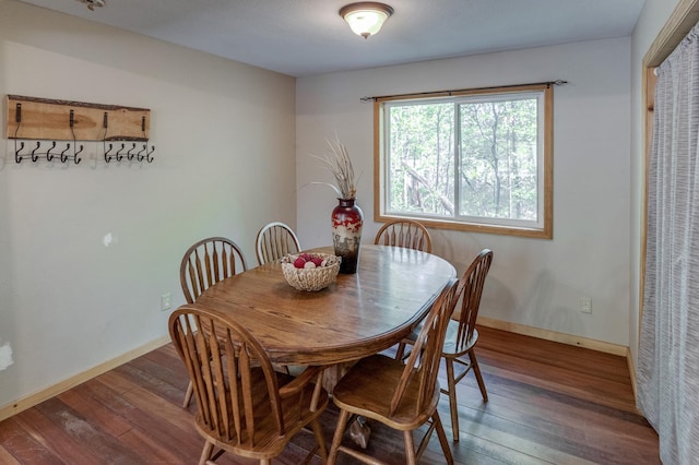 33507 Old 371, Pequot Lakes, MN 56472 - dining area with hardwood / wood-style flooring