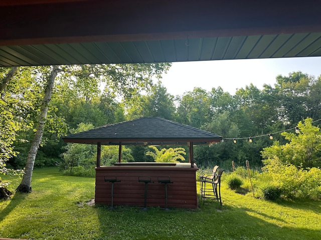 33507 Old 371, Pequot Lakes, MN 56472 - view of green lawn featuring a gazebo