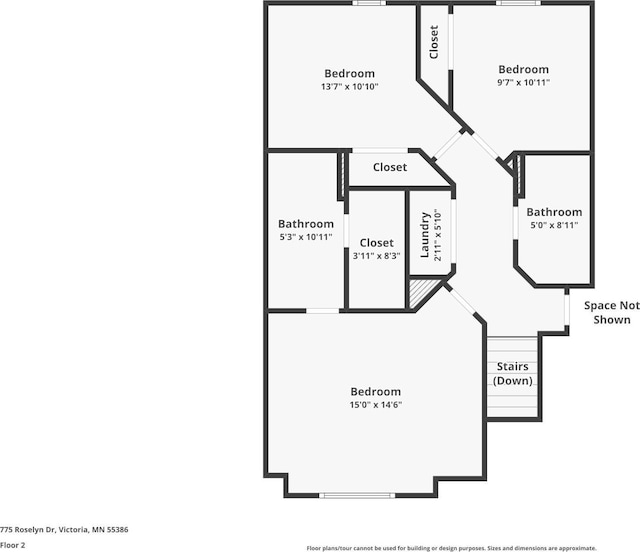 775 Roselyn Dr, Victoria, MN 55386 - floor plan