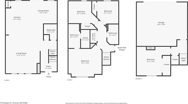 775 Roselyn Dr, Victoria, MN 55386 - plan