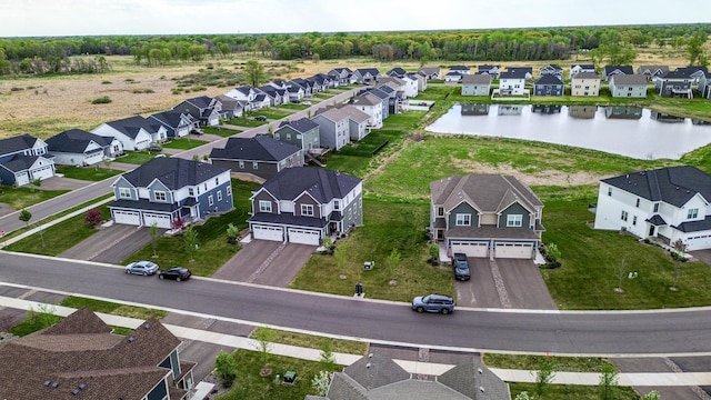 3459 109th Ln NE, Blaine, MN 55449 - aerial view of residential area with a nearby body of water