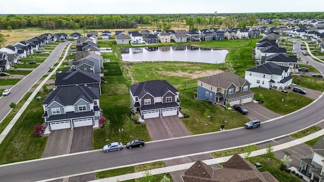 3459 109th Ln NE, Blaine, MN 55449 - aerial view of residential area with a nearby body of water