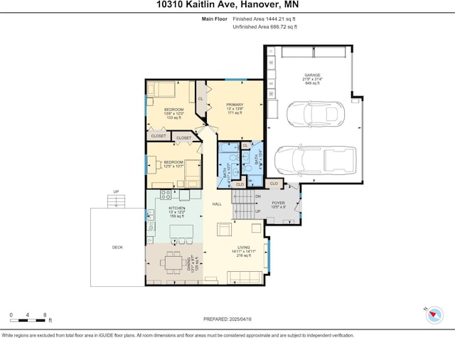 10310 Kaitlin Ave, Hanover, MN 55341 - floor plan / room layout