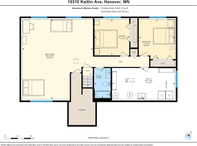 10310 Kaitlin Ave, Hanover, MN 55341 - floor plan / room layout