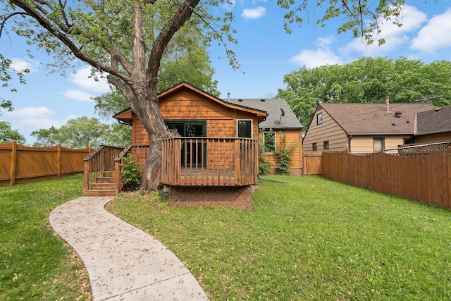 2700 Edgewood Ave S, Saint Louis Park, MN 55426 - view of yard featuring a deck