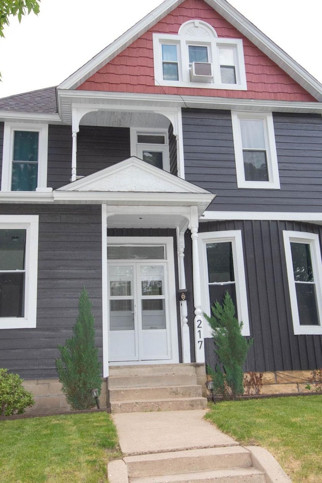 217 Center St, Mankato, MN 56001 - view of front of home with cooling unit