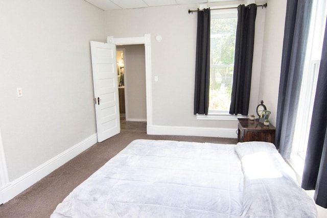 217 Center St, Mankato, MN 56001 - bedroom featuring baseboards and dark colored carpet