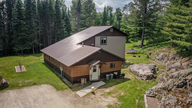 5242 Cusson Loop Rd, Leiding Twp, MN 55771 - aerial view of property and surrounding area featuring a forest