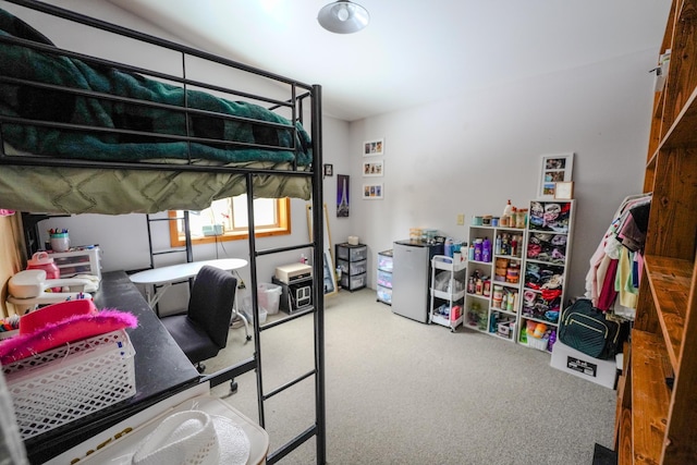 5242 Cusson Loop Rd, Leiding Twp, MN 55771 - carpeted bedroom featuring an office area