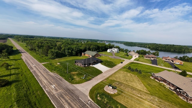 7284 205th St W, Faribault, MN 55021 - aerial view of property's location featuring a large body of water