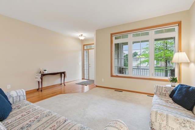 19077 Inman Trl, Lakeville, MN 55044 - carpeted living area with baseboards