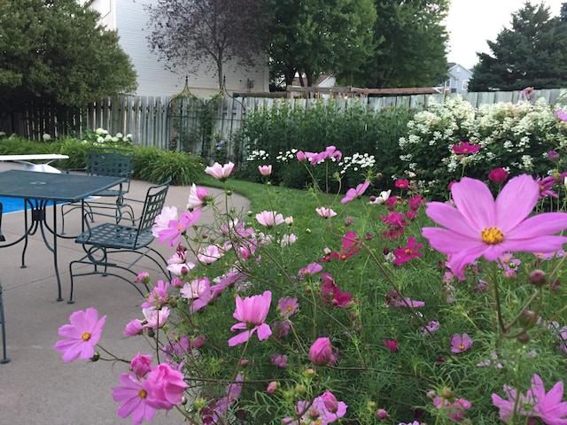 937 Briar Glen Ln, Woodbury, MN 55129 - view of yard featuring fence, a patio, and outdoor dining area