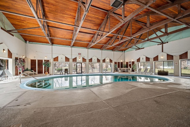 view of pool