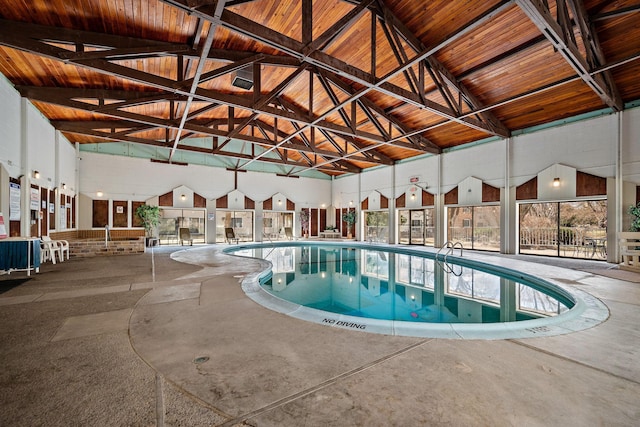 view of pool