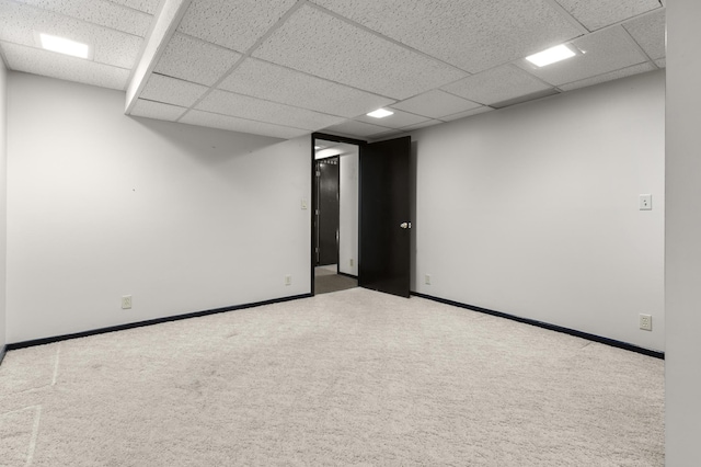 3301 Yosemite Ave S, Saint Louis Park, MN 55416 - carpeted spare room with a drop ceiling and baseboards