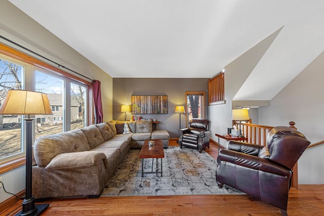 567 Forest Ln, Medford, MN 55049 - living area featuring wood finished floors