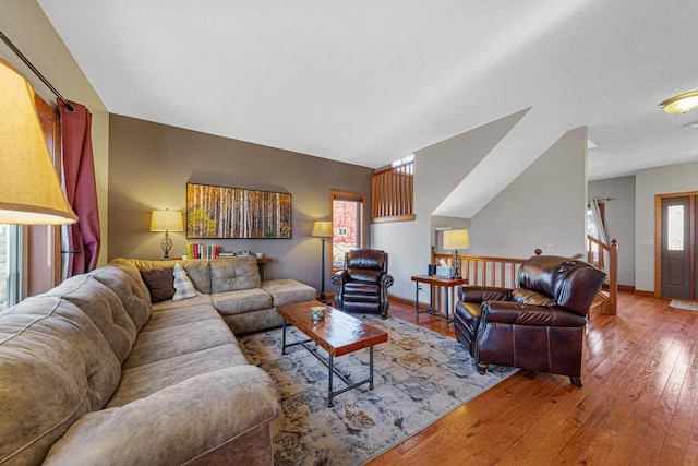 567 Forest Ln, Medford, MN 55049 - living area with baseboards and light wood-style floors