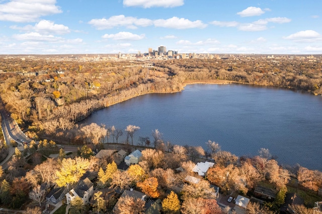 1944 Cedar Lake Pkwy, Minneapolis, MN 55416 - drone / aerial view featuring a water view