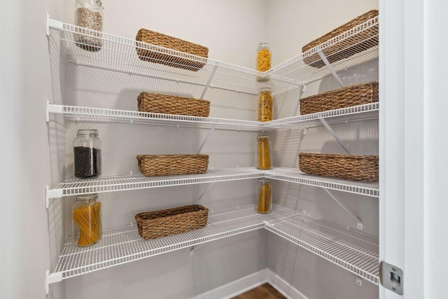 view of pantry