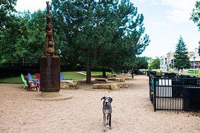 view of property's community with fence