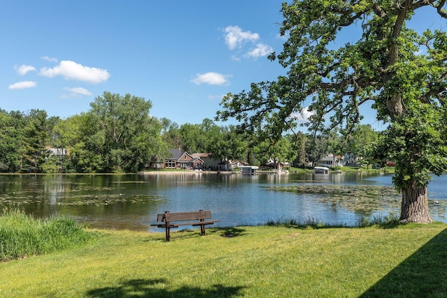 property view of water