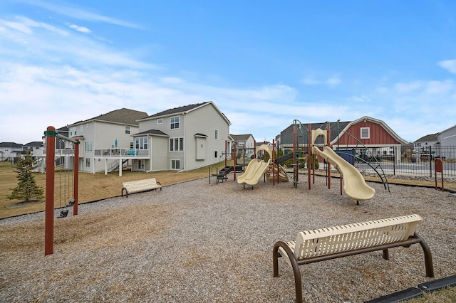 2301 Kester Ave NE, Saint Michael, MN 55376 - community play area featuring fence and a residential view