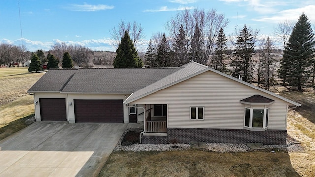 46377 Sunset Ct, Morris, MN 56267 - single story home with a garage and concrete driveway
